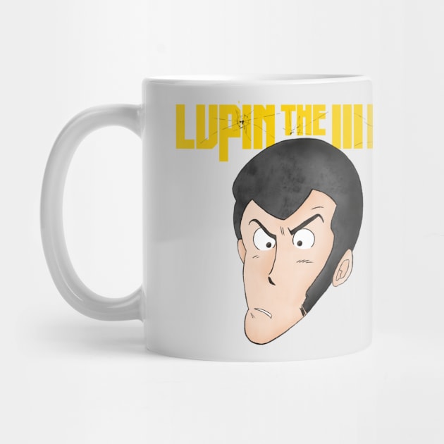 Lupin III Face Shirt by CalebmanX